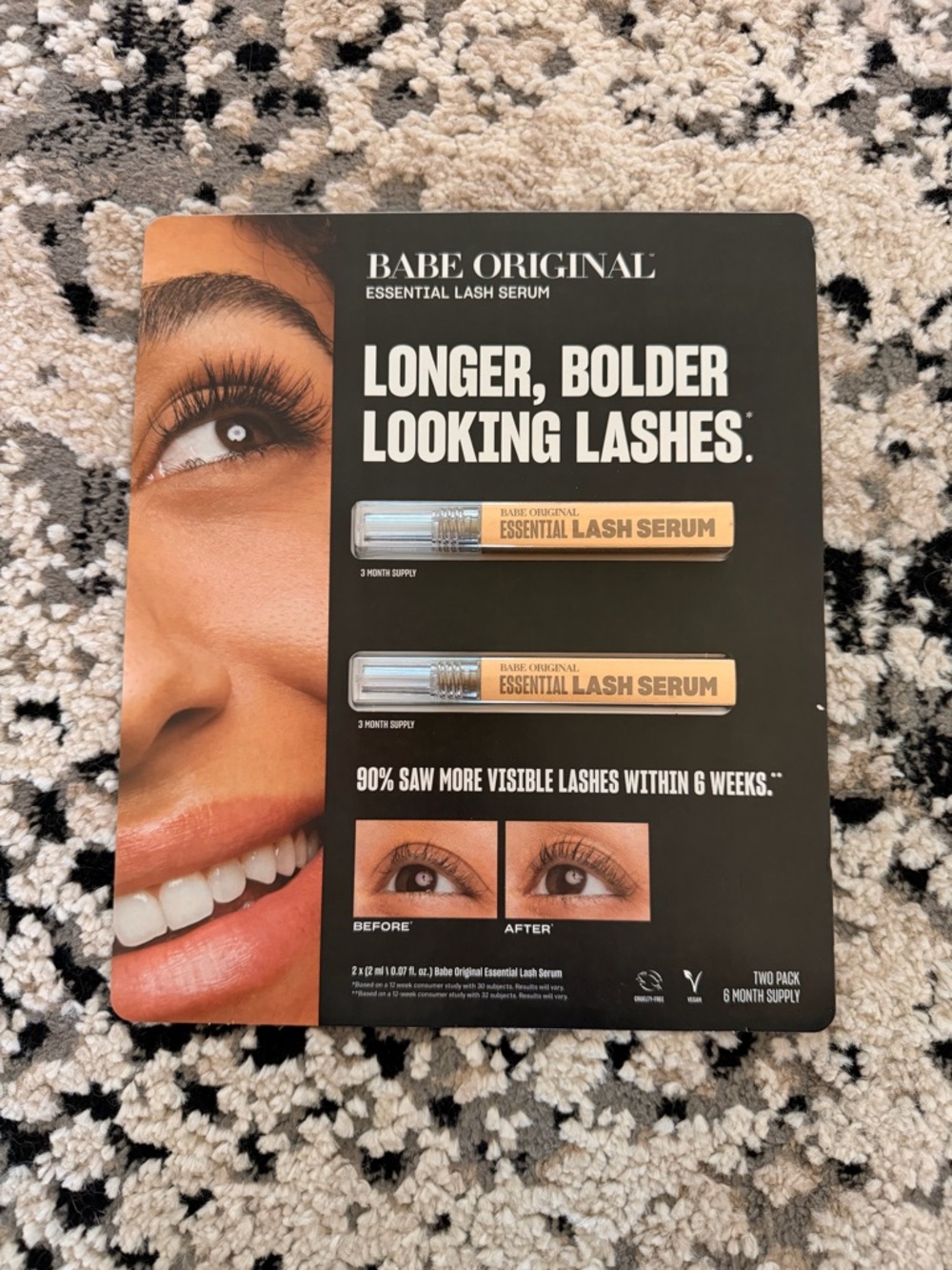 Babe Original Essential Lash Serum – Black